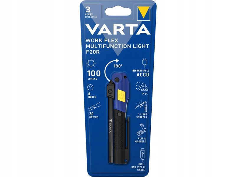 Latarka Varta Work Flex Multifunction Light F20R