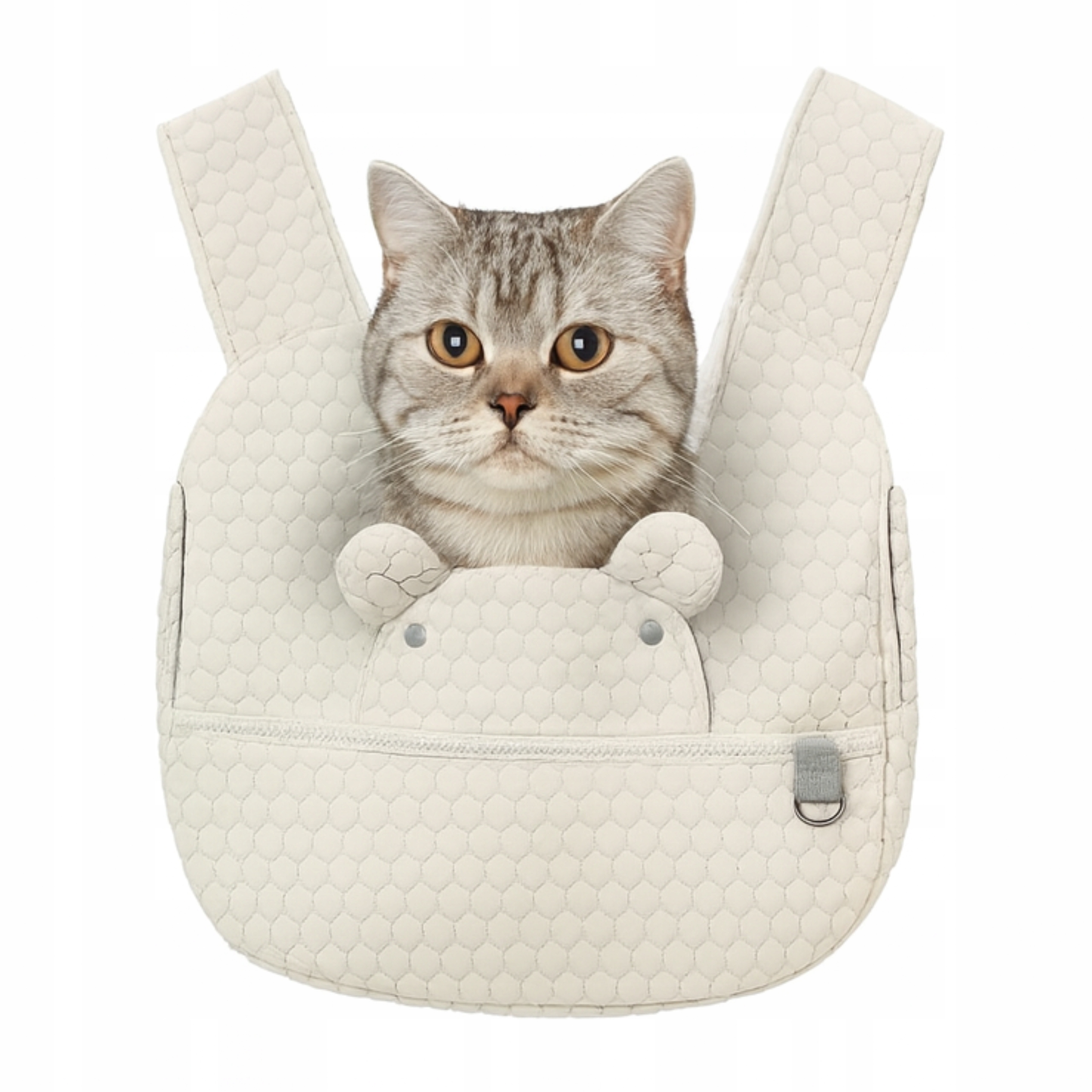 Levně Cestovní Přepravka pro Pro Kočky a malá zvířata, béžová, Siemiec