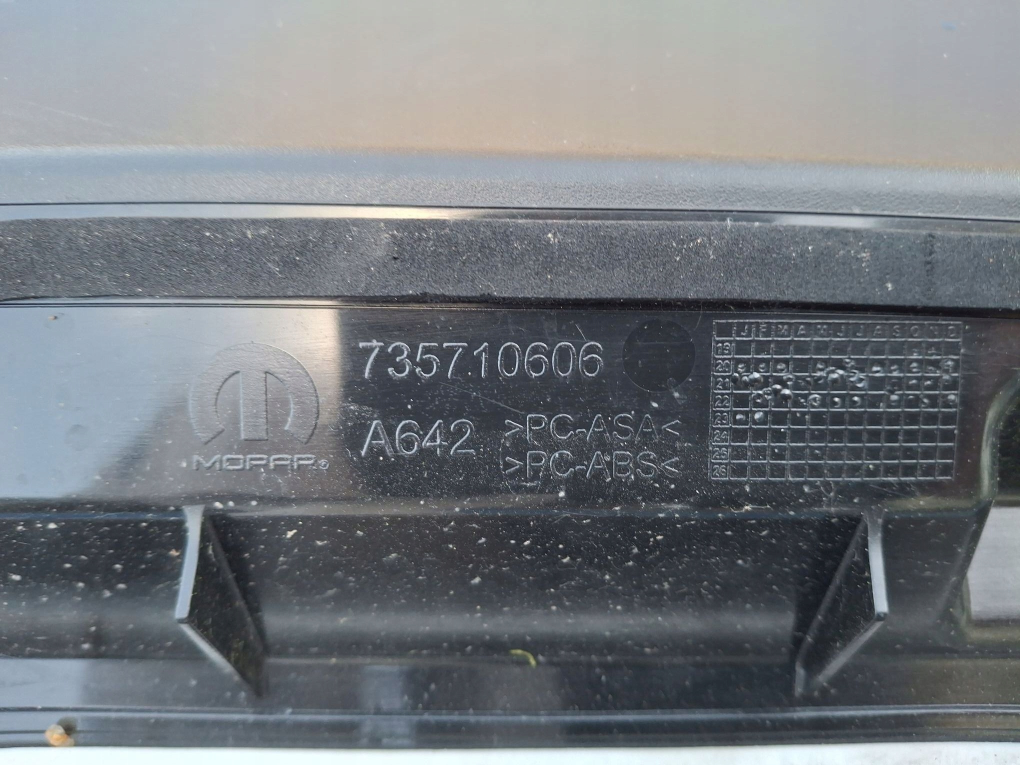 SPOILER LOTKA du capot FIAT 500 E II 2020R->