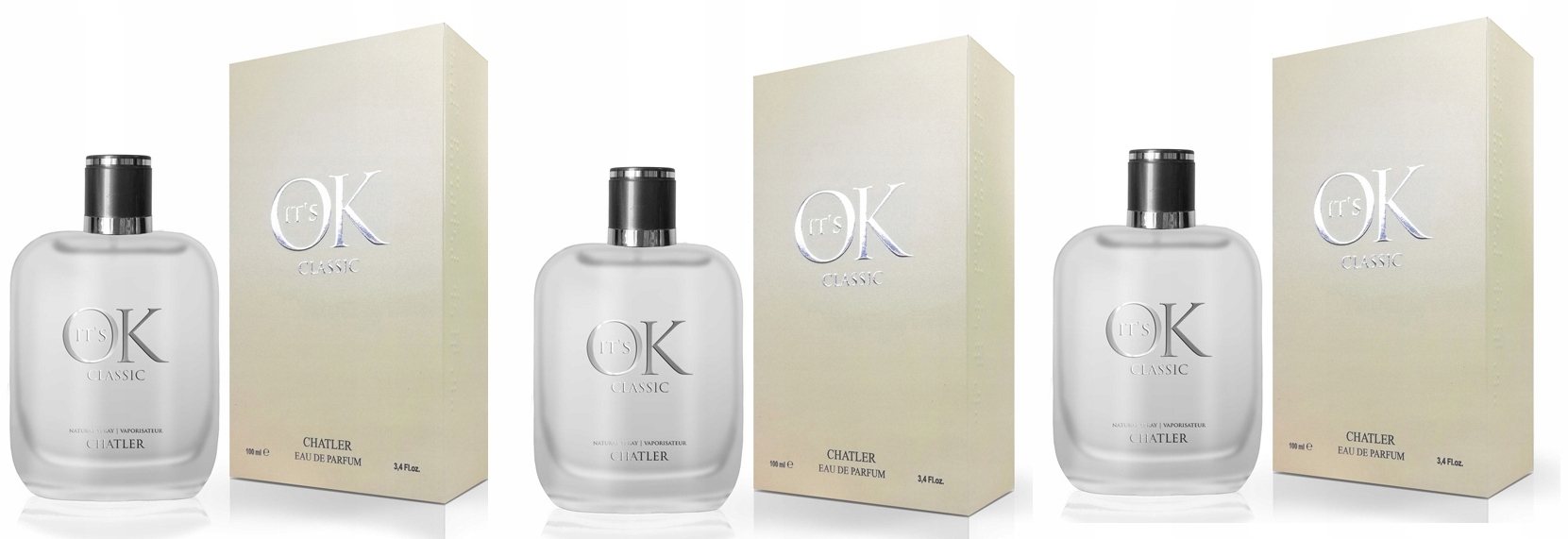 Chatler It's Ok Classic 3x100ml parfémovaná voda