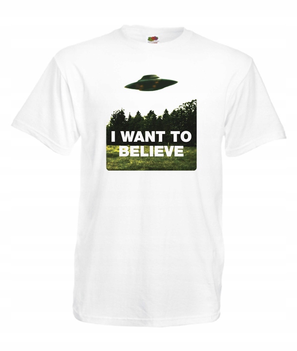 

S Koszulka Męska Z Archiwum X I Want To Believe