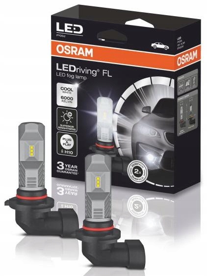 

Osram Ledriving Fl H10 12V 8,2W 6000K PY20D