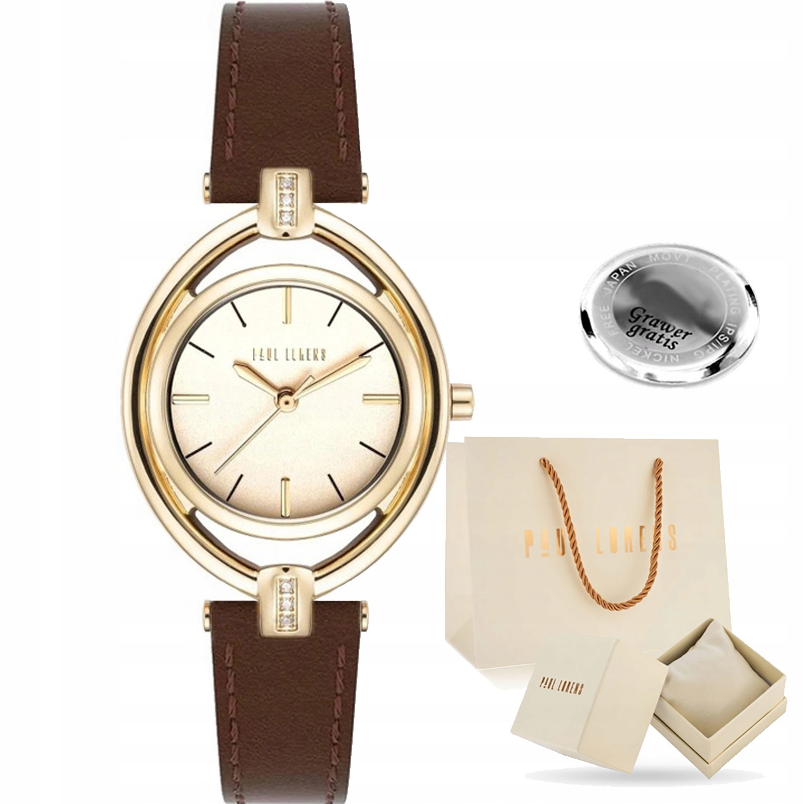 Elegantní dámské hodinky Paul Lorens Selena jemné Gravírování