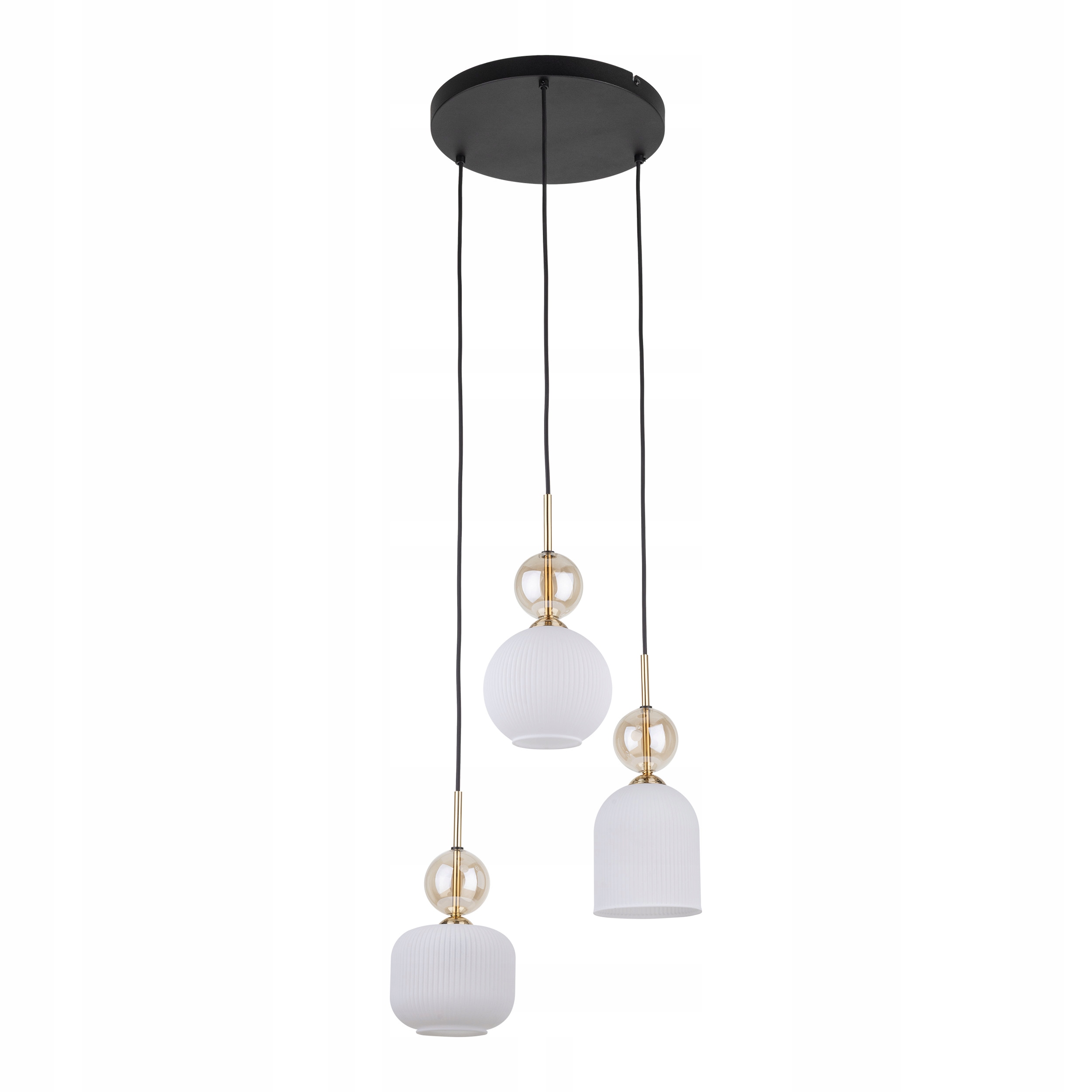 Sophia Cognac/biela Závesná Lampa 3XE14