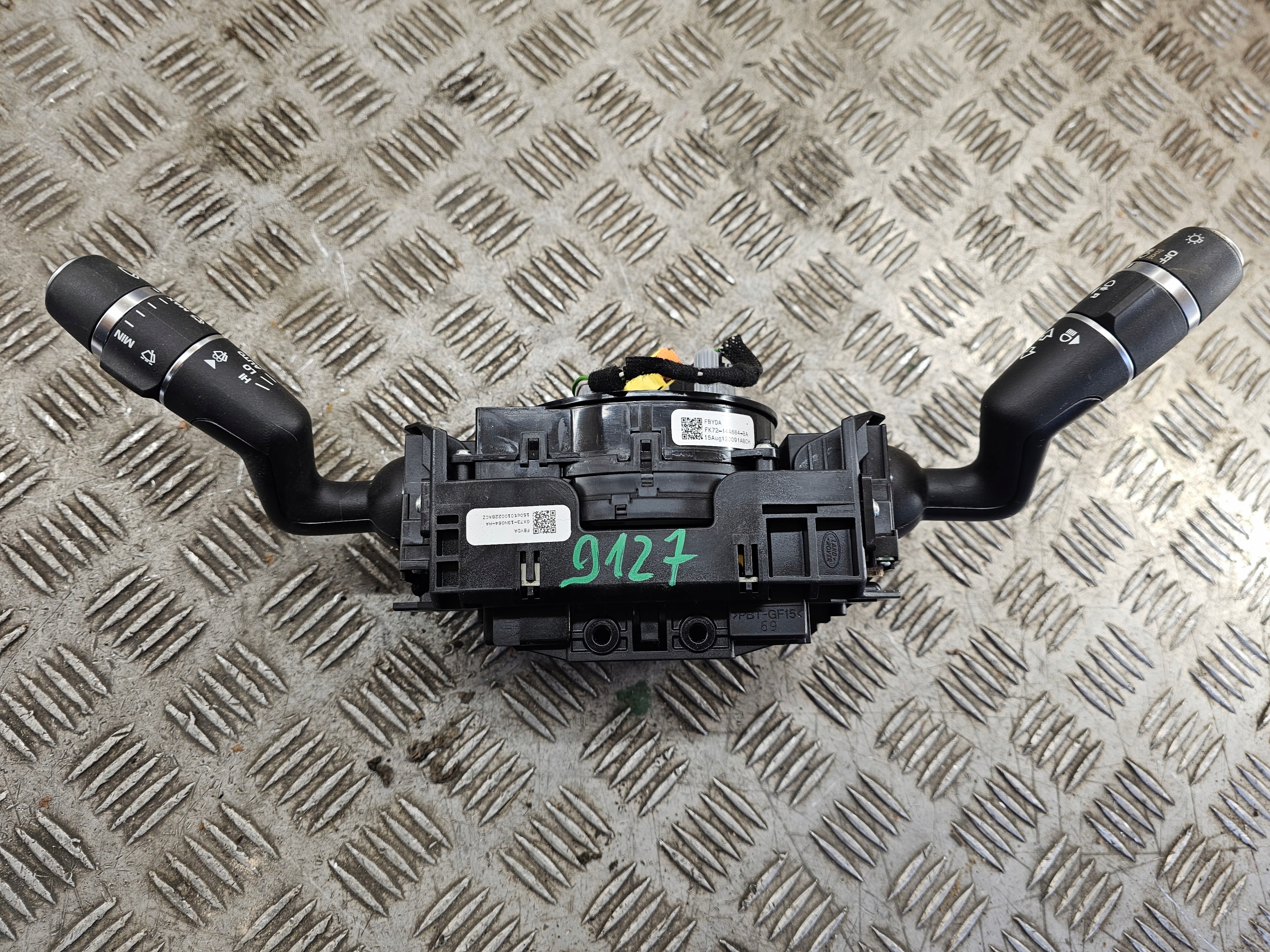 JAGUAR XE X760 steering wheel levers and controls ring FK72-14A664-BA