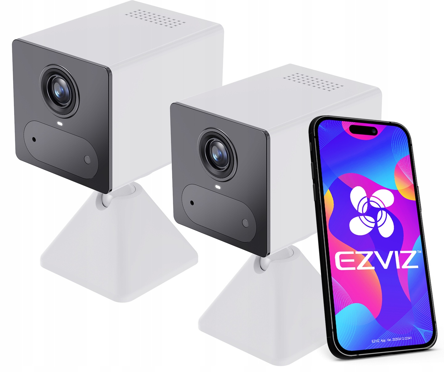 Dve kamery na Sim kartu Vnútorná Ezviz CB2 4G Biela Mikrofón Reproduktor