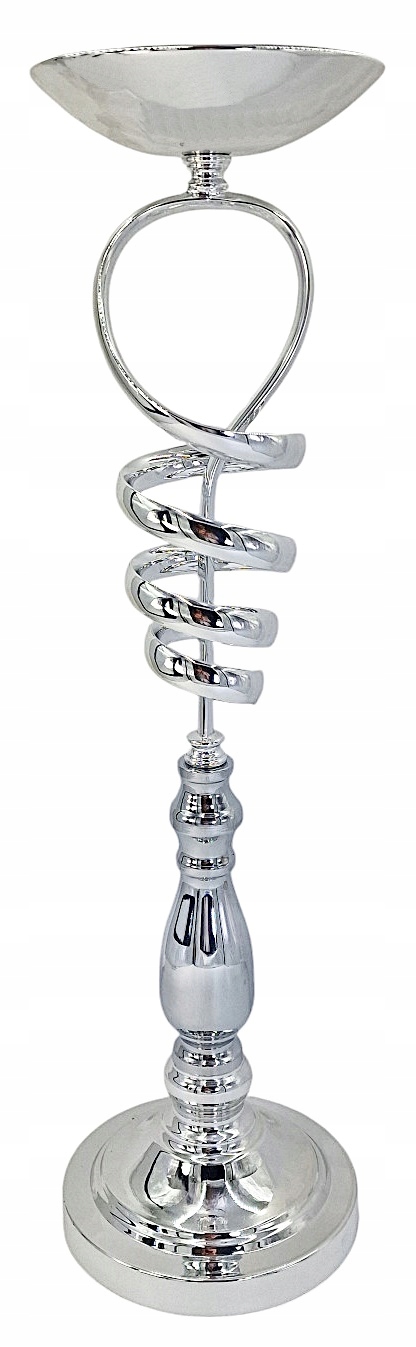 Postument Květinový Stojan Na Květiny 57 cm stříbrný F920 svícen