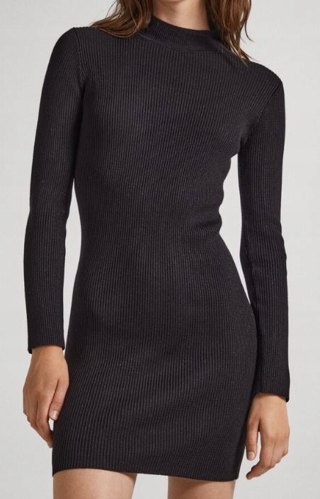 Pepe Jeans sukienka PL953389 999 czarny XL