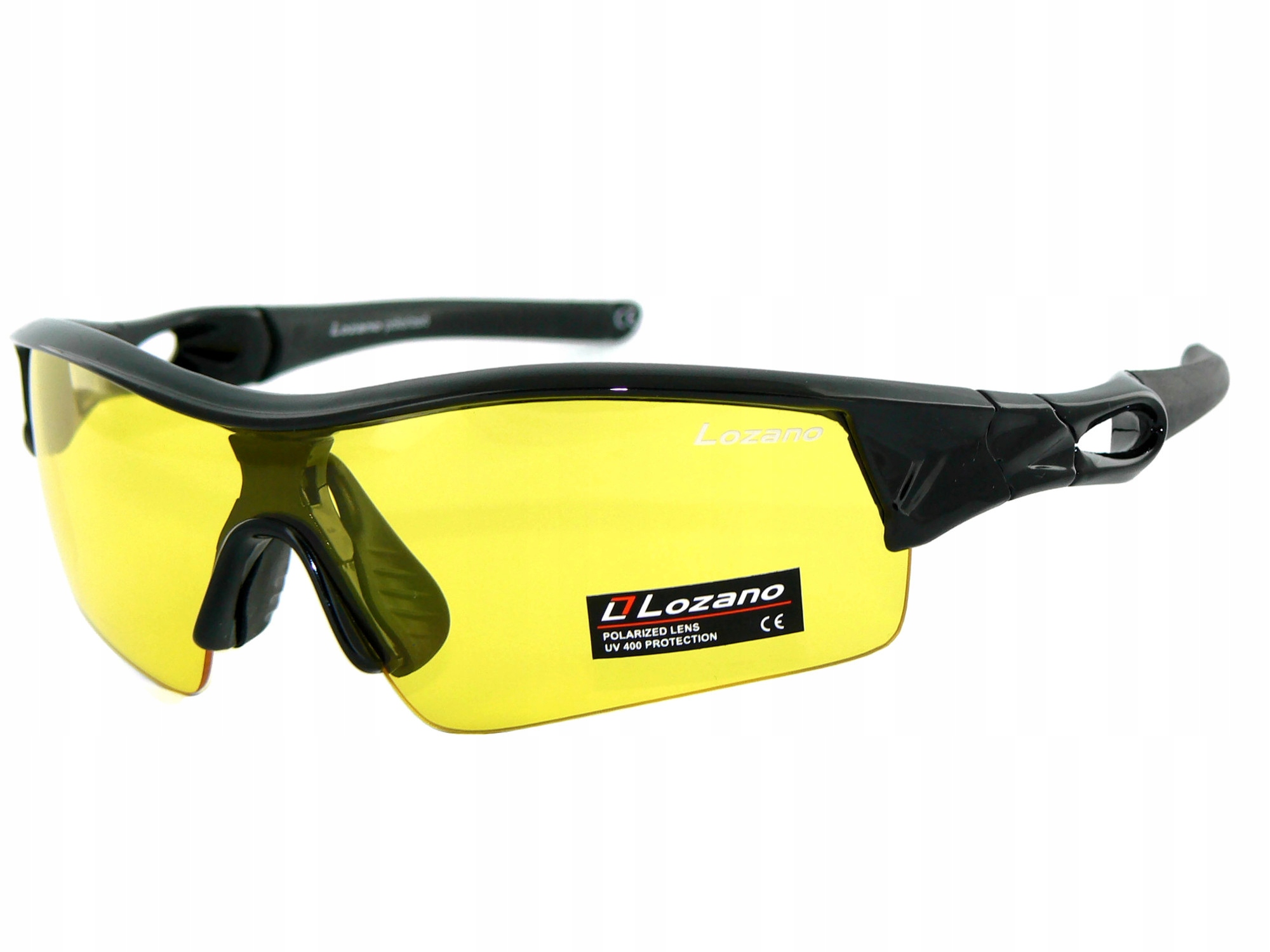 Okulary Przeciwsłoneczne na Rower Męskie Czarne Lz Model LZ-108-4R