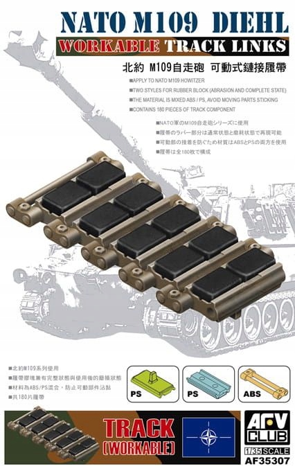 M109 Diehl Trasy (pro Nato M109) 1:35 Afv Club AF35307