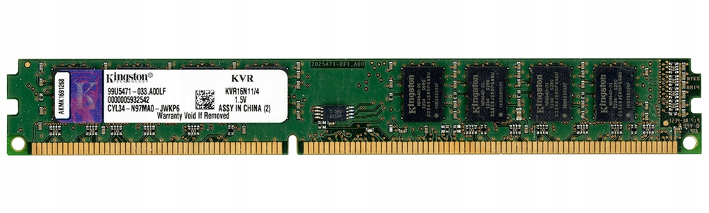 Kingston KVR16N11/4 4GB DDR3 1600MHz