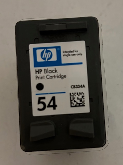 HP WKŁAD TUSZ GŁOWICA 54 BLACK CB334A ORYGINAŁ PUSTY