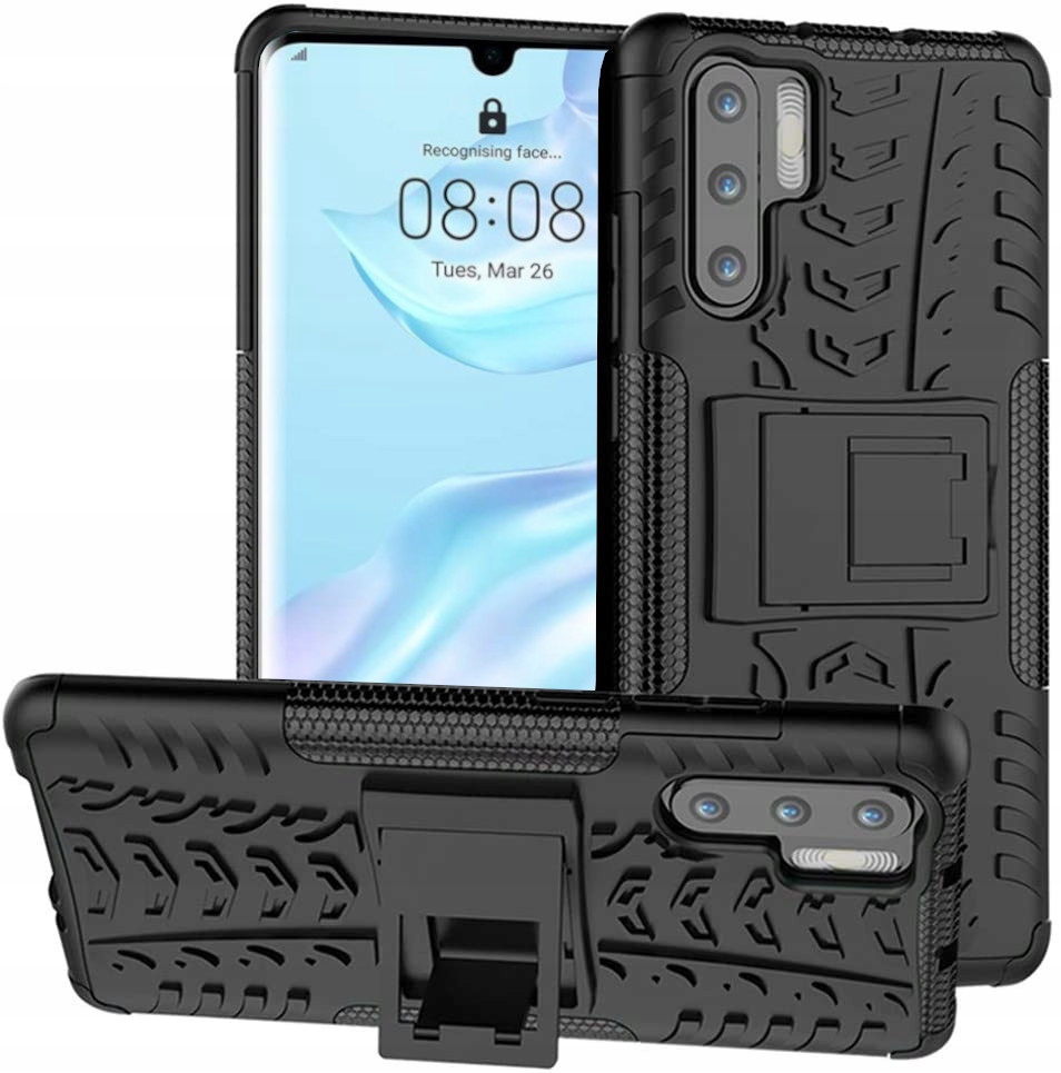 

Etui Hybrid Kickstand Szkło Do Huawei P30 Pro