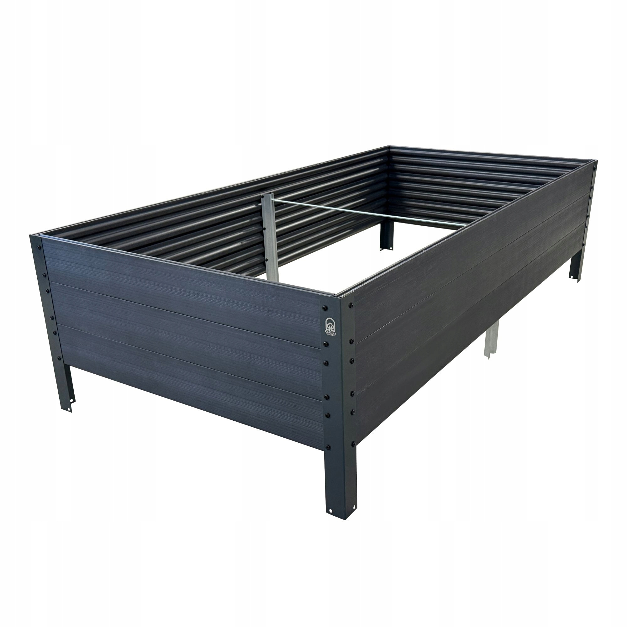 Grządka podwyższona Skrzynia na warzywa Warzywniak Woodlook Szare drewno