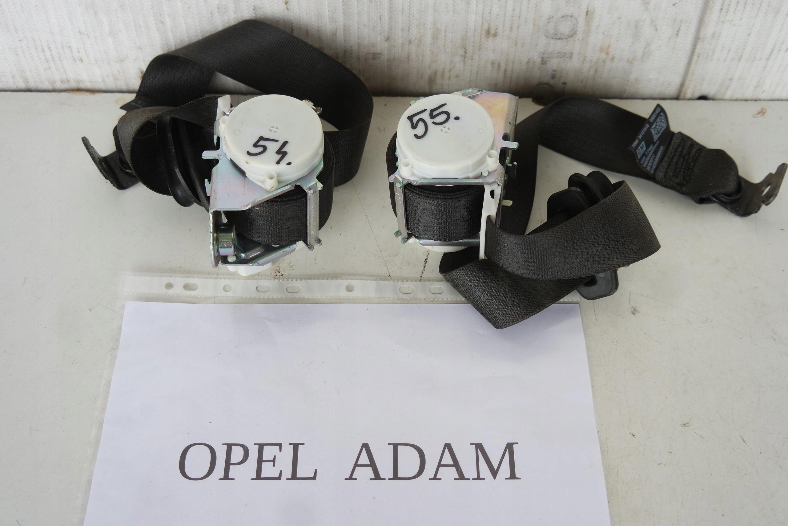 ремень безопасности opel ADAM 34127479B