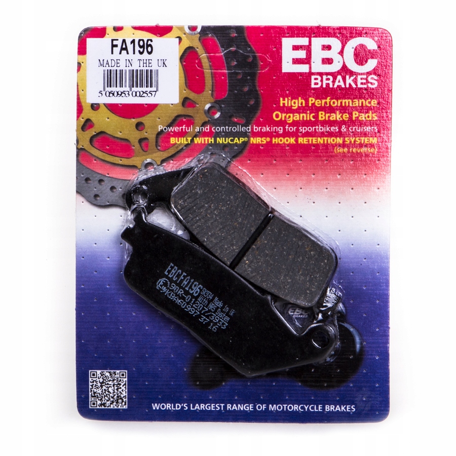 EBC KLOCKI HAMULCOWE YAMAHA MT-01 05-09 TYŁ