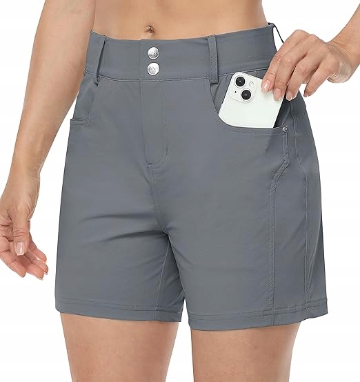 MoFiz Dámské Kraťasy Krátké Trekkingové Sportovní Voděodolné Šedé 32