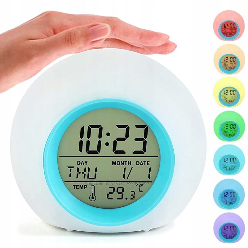 

Wielofunkcyjny naturalny dźwięk kolorowy budzik