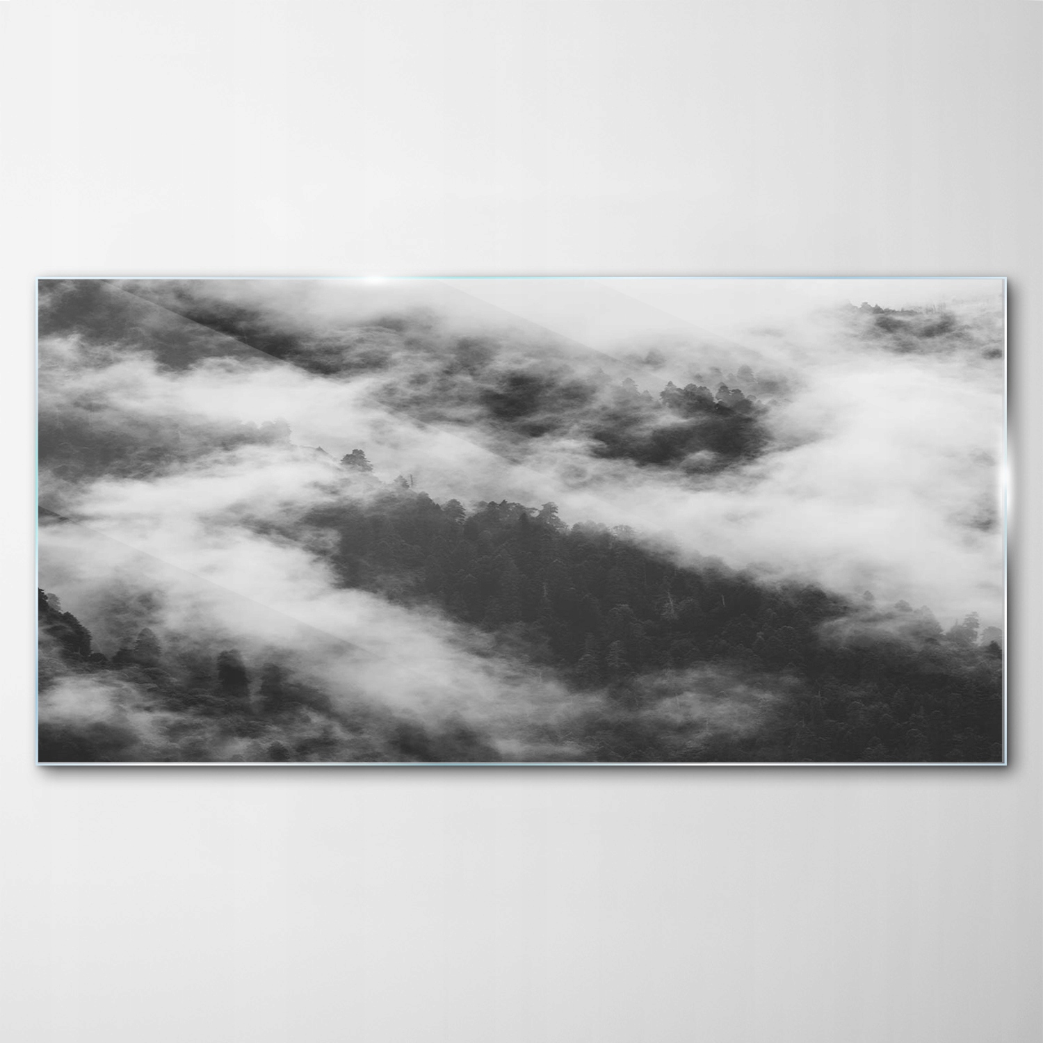 

Hartowany Obraz Szklany Krajobraz Mgła Las 140x70