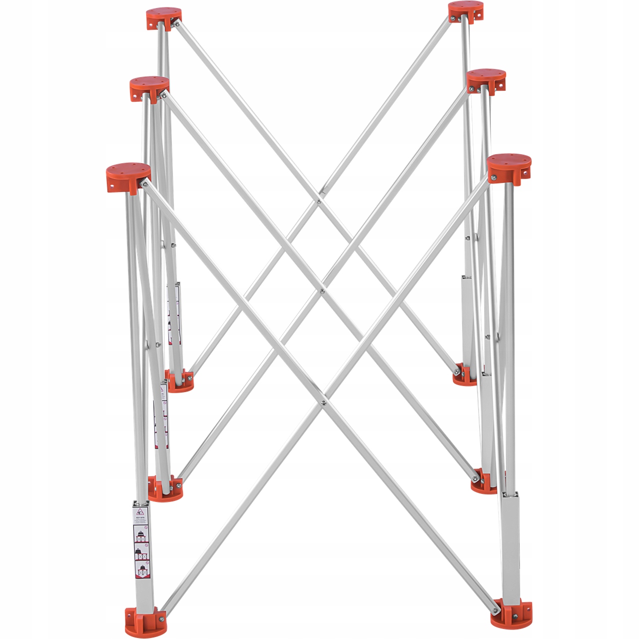 Skládací Pracovní Stůl 6 Glazurovacích Nohou Velké Formáty 115x60CM 600kg Pavouk