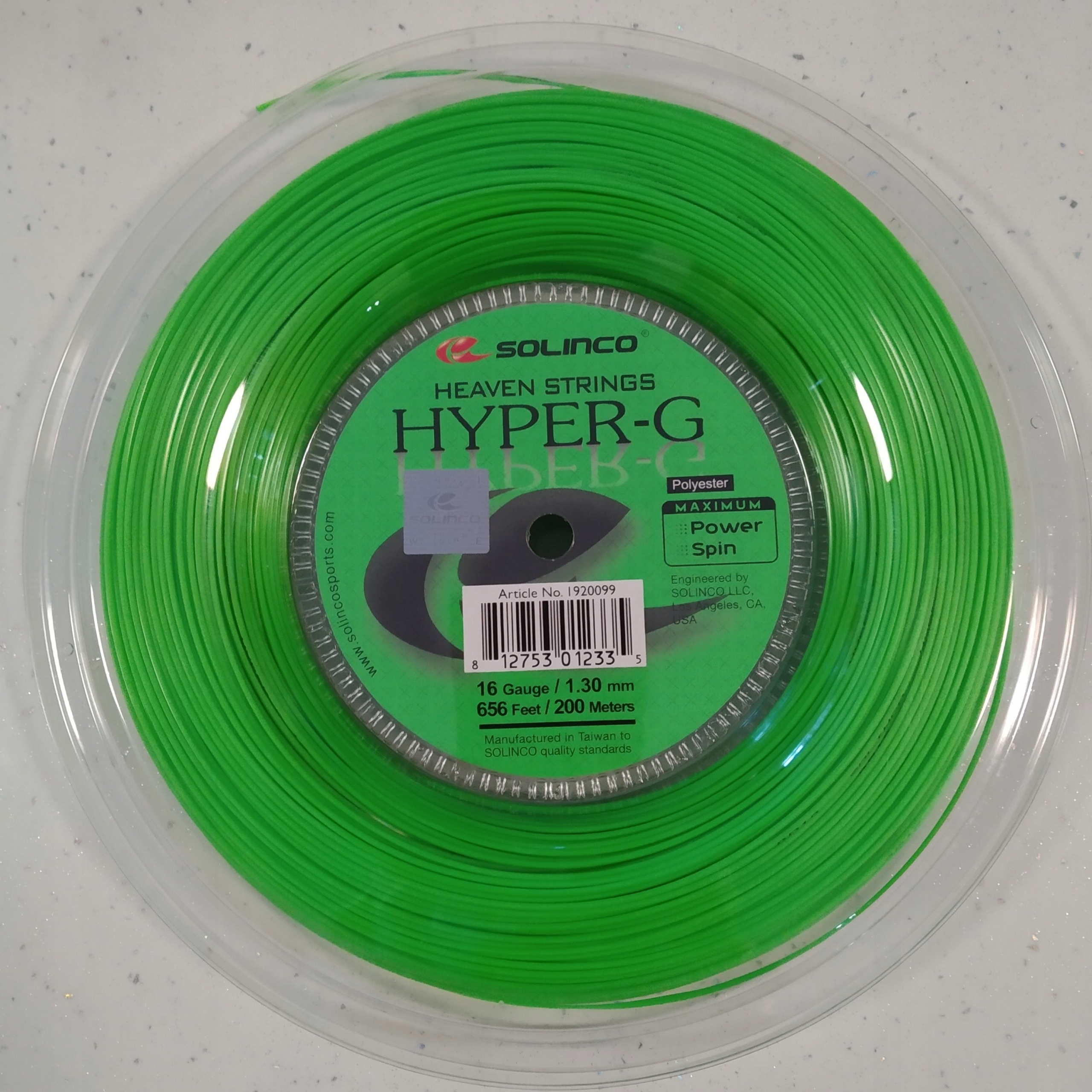 Naciąg tenisowy Solinco Hyper-G 1.30mm 12m cięty ze szpuli