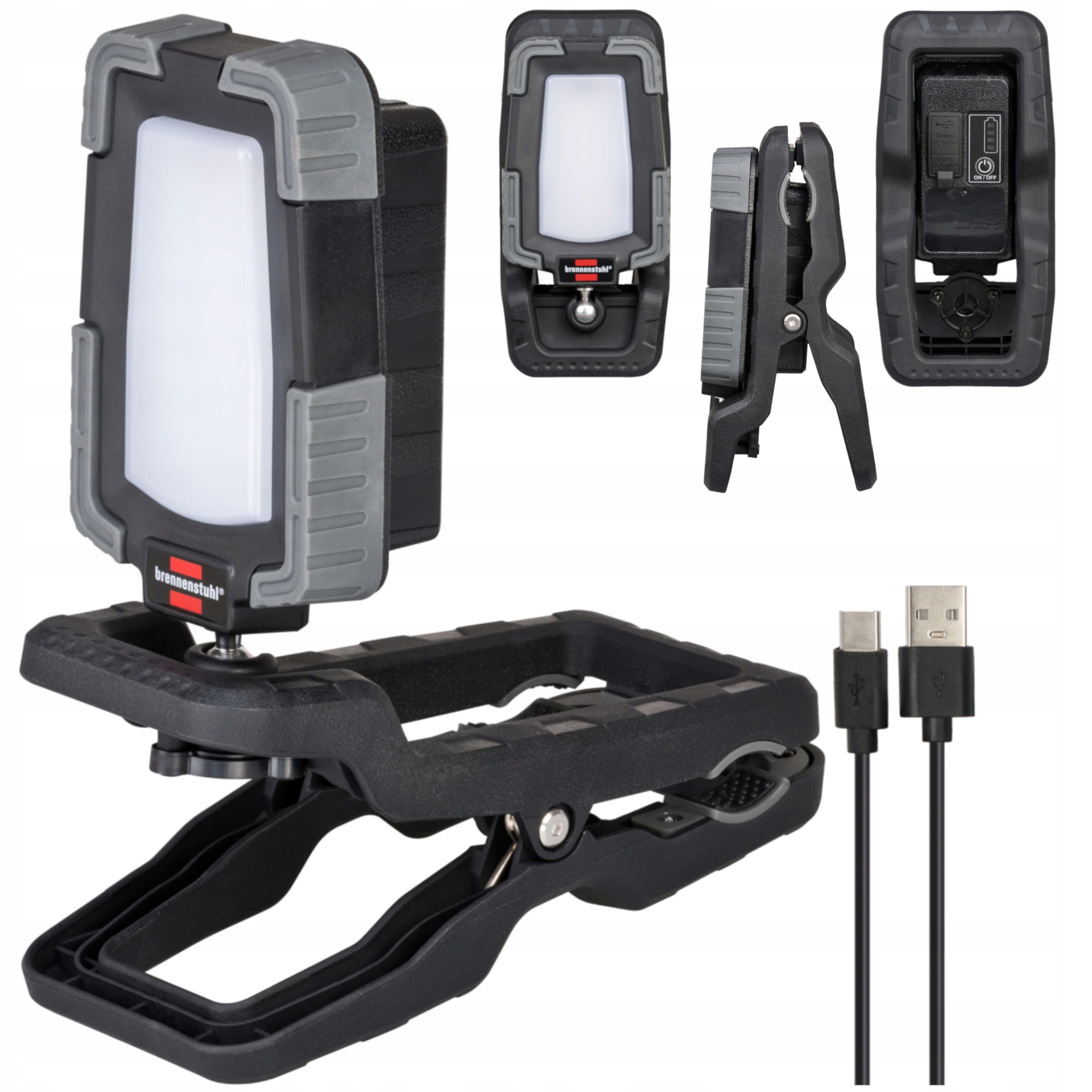 Mobilny Reflektor Halogen Led 1050MA Akumulator Brennenstuhl 1173070010