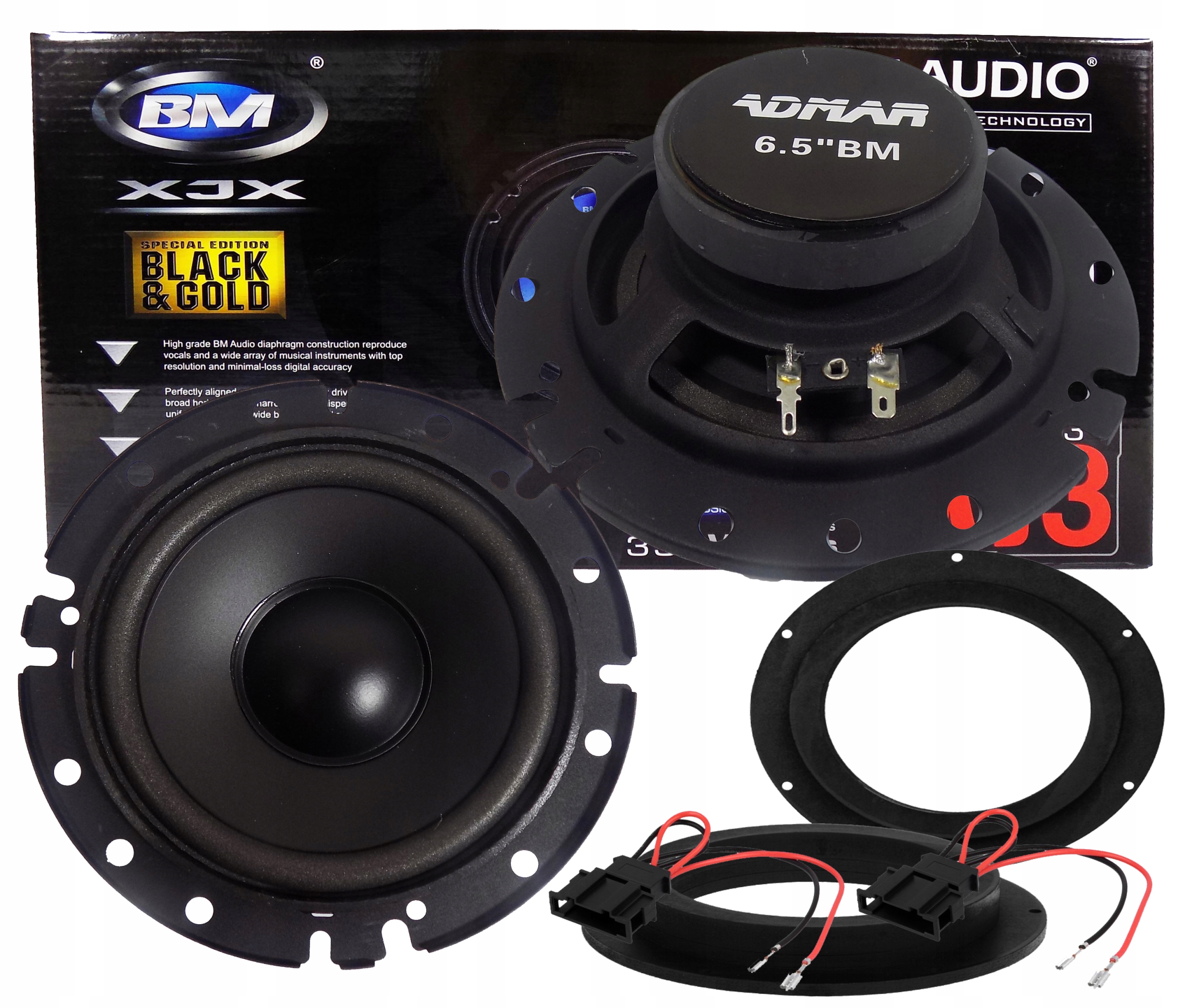 165 - BM ПОТУЖНІ БАСОВІ КОЛОНКИ VW CADDY TOURAN SHARAN 2