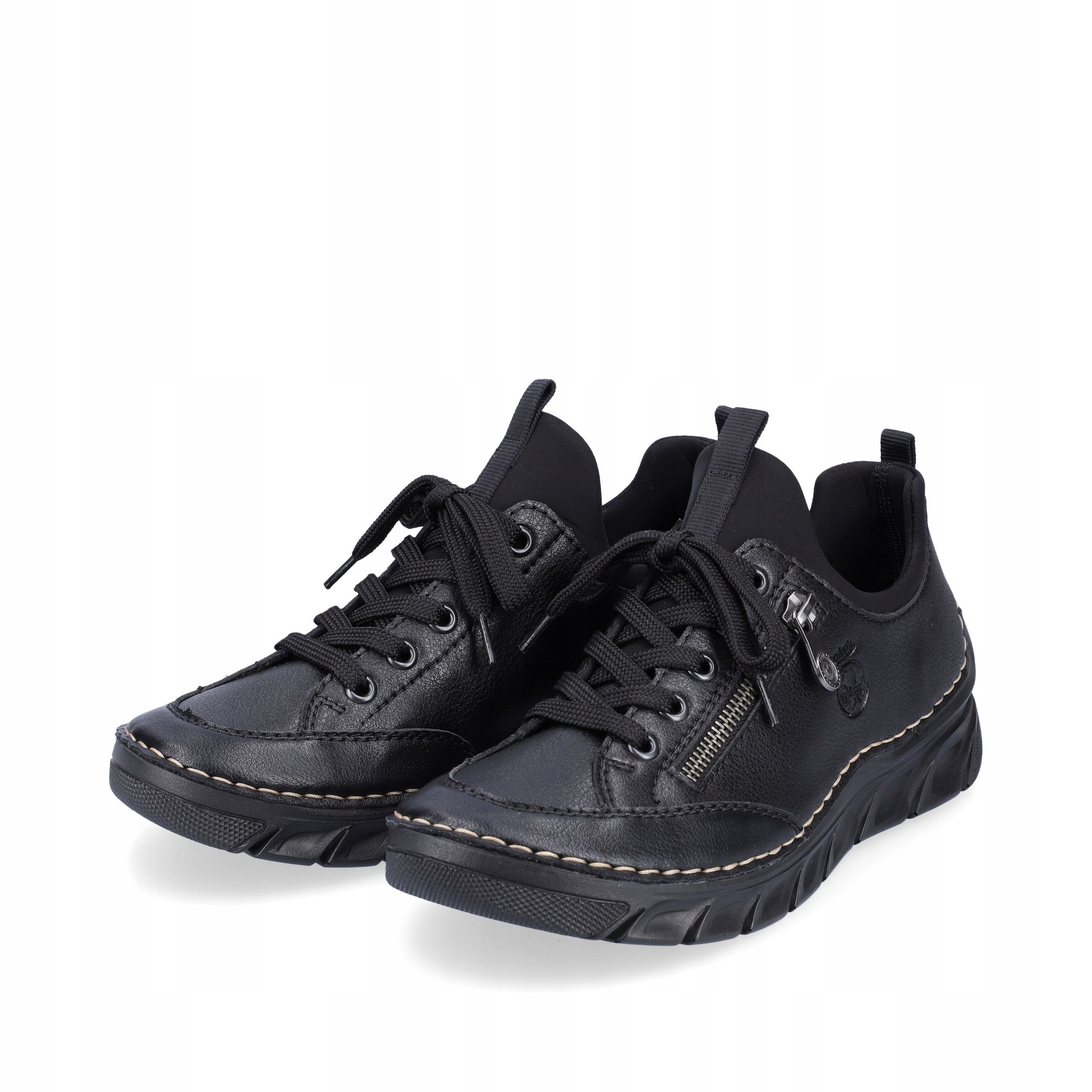 

Rieker sneakersy, buty, półbuty czarne 55073