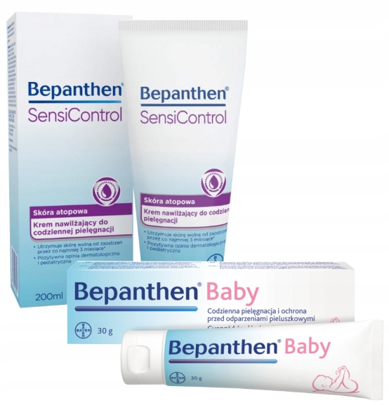 

Bepanthen Sensicontrol krem+Bepanthen Baby 200+30
