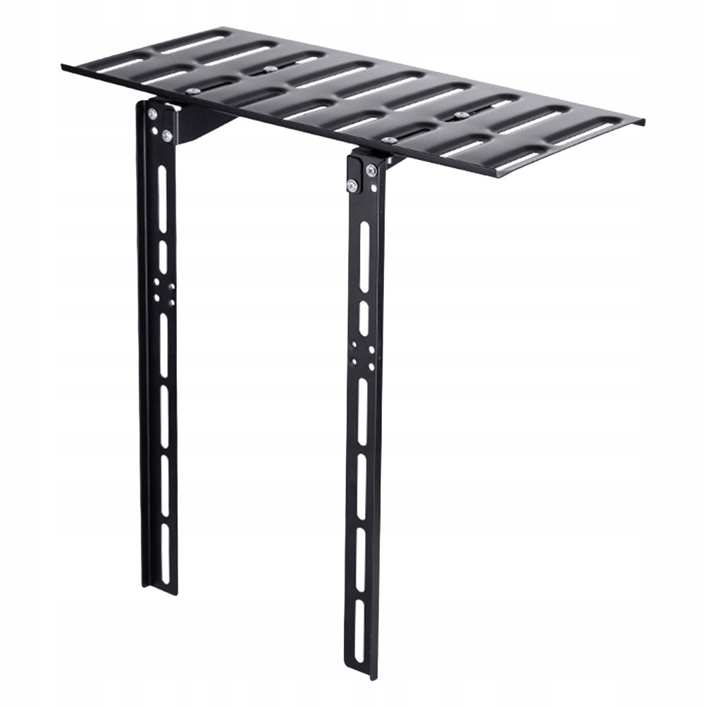 MAŁA PÓŁKA ŚCIENNA NAD TELEWIZOR DO PRZECHOWYWANIA ROUTERA CZARNA