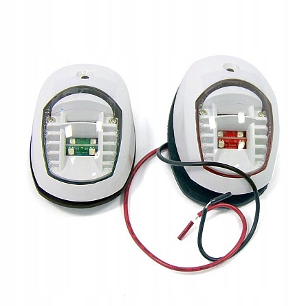 LAMPY NAWIGACYJNE LED 12V DO ŁODZI ZESTAW BIAŁE Marka EASTERNER