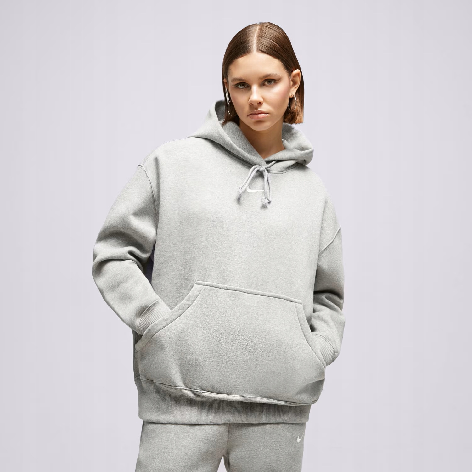 Nike mikina s s kapucí Sportswear Phoenix Fleece DQ5860-063 vel. S