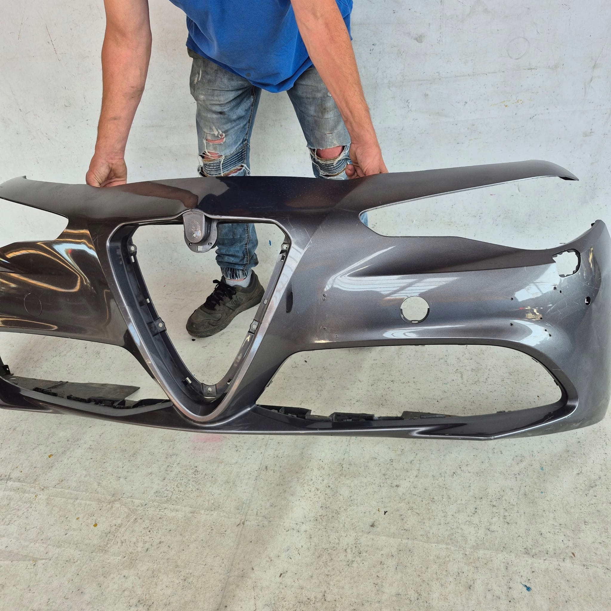 ALFA ROMEO GIULIA 16-22 bumper front front SPR PDC + cover