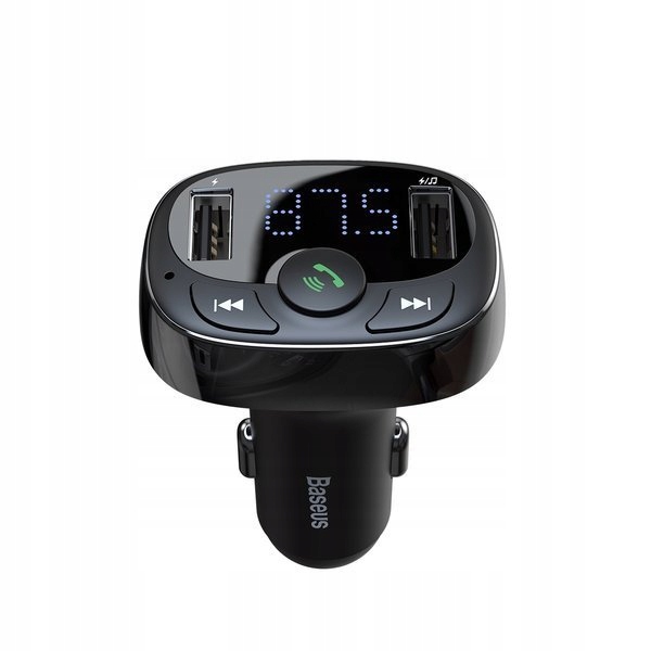 

Baseus transmiter Fm bluetooth ładowarka MP3 2xUSB
