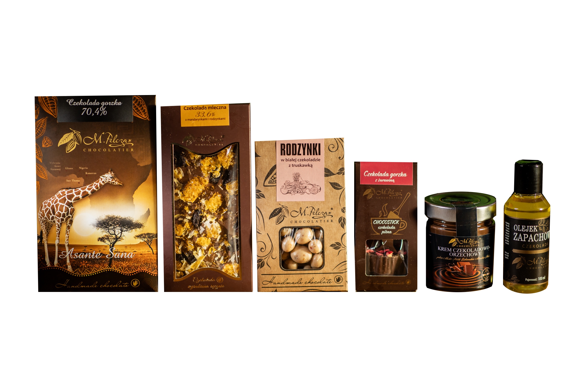 Dárková sada čokoláda, rozinky, olej, Vánoce