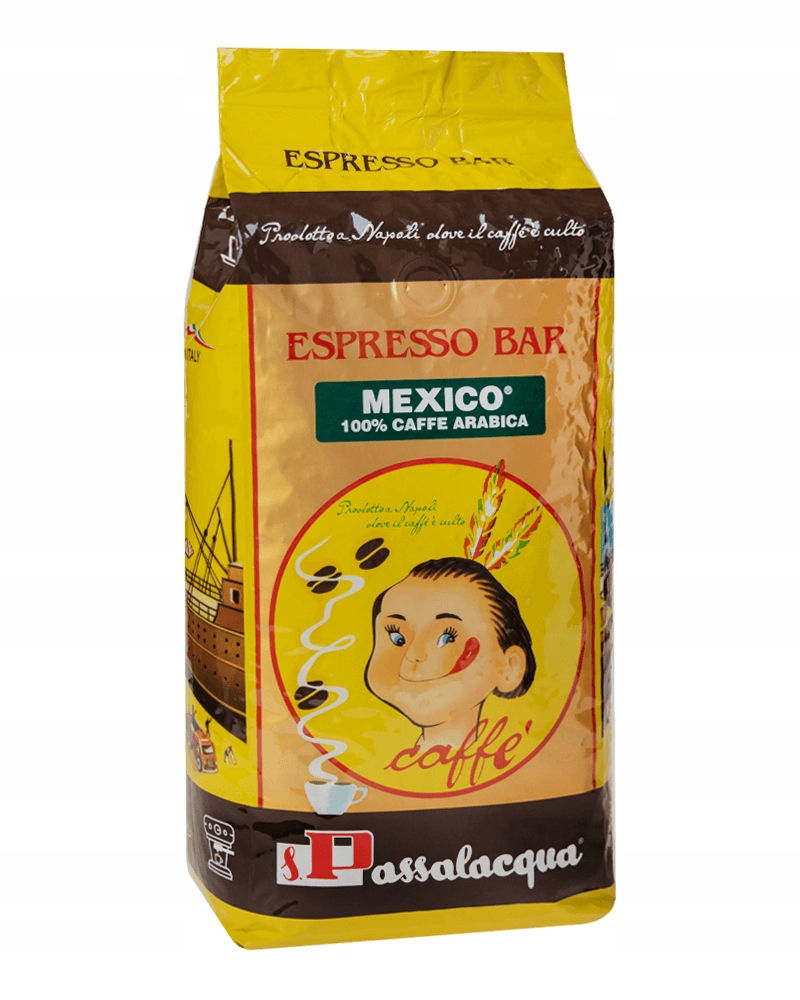 Levně Káva Passalacqua Mexico 1kg videokniha Bonus