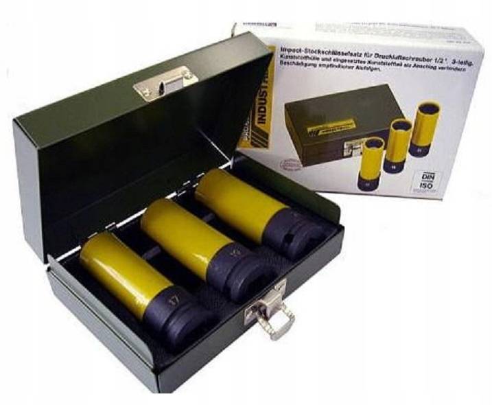 Zestaw nasadek 1/2 cala udarowe 17, 19, 21 mm PROX EAN (GTIN) 4006274239388