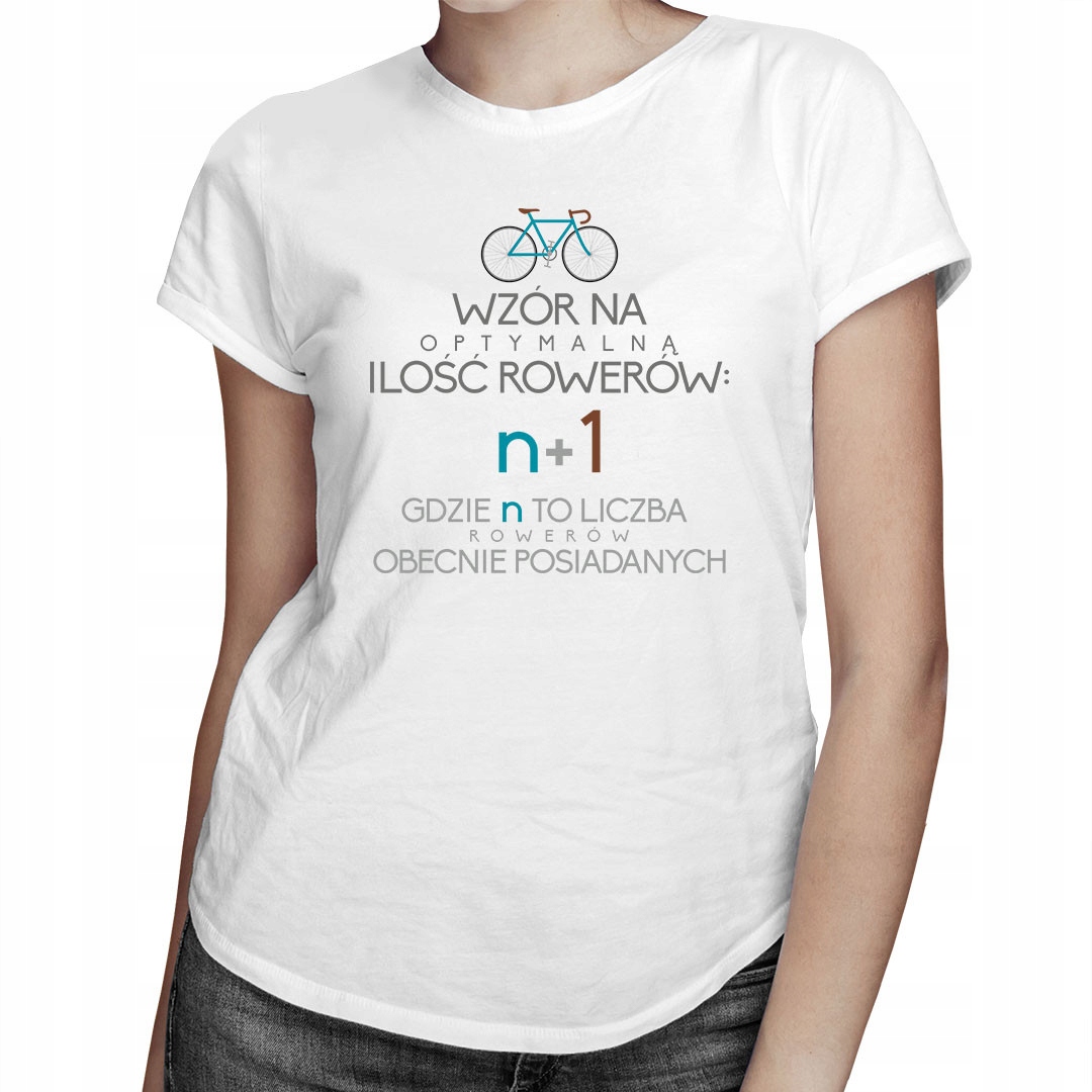 

Wzór na optymalną ilość rowerów -koszulka dla niej