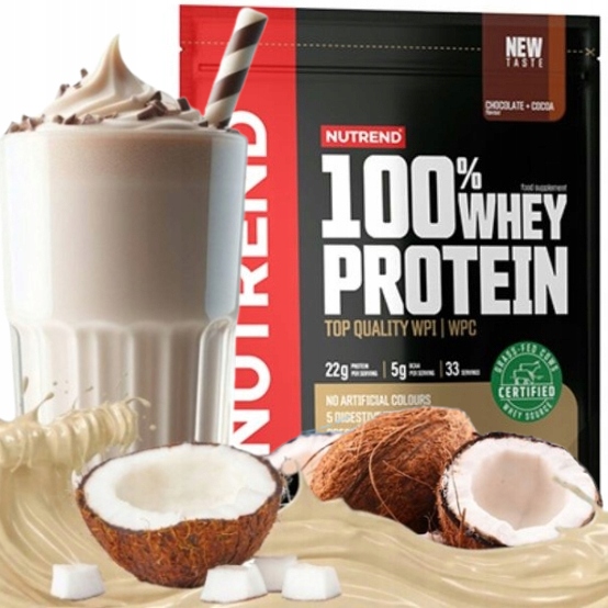 Bílkovina Wpc Wpi protein Nutrend Whey Protein 800g Bílá Čokoláda Kokos