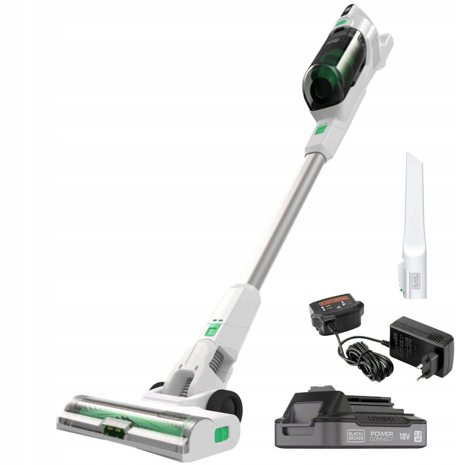 Black Decker Odkurzacz akumulatorowy pionowy 18V Reviva 2Ah REVSV18D1
