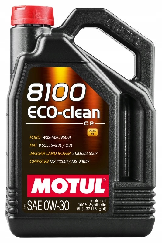 Olej Motul 0V30 5 L 8100 Eco Clean Dpf C2 Sn Wss M2C 950-A 9.55535-G