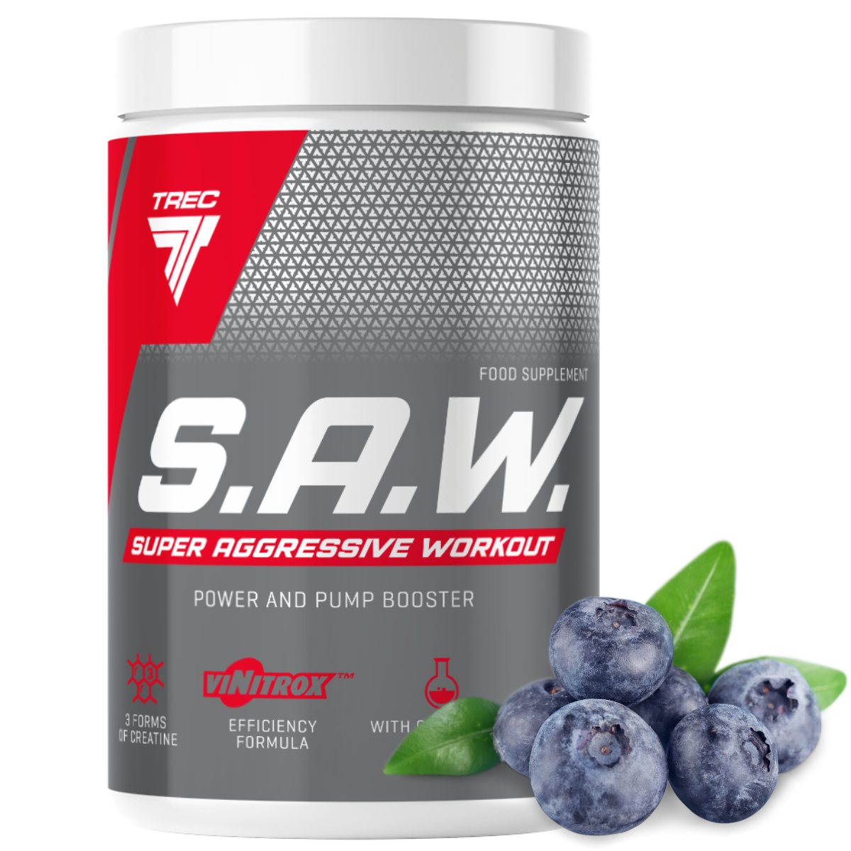 Trec S.a.w. 400g Předtréninková Pumpa Saw Jagodový Wildberry