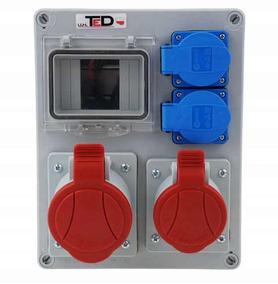 Stavební Rozvaděč 400V 16A/5P 400V 32A/5P 2 X 250V 16A 4 M