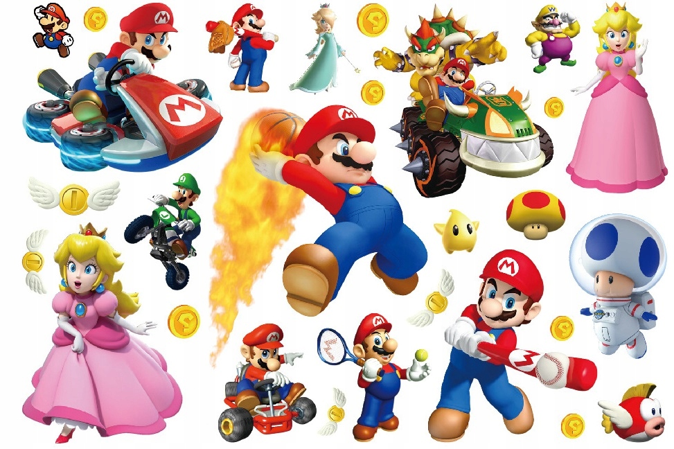 

Tatuaże Dla Dzieci Mario Bros Urodziny CG262