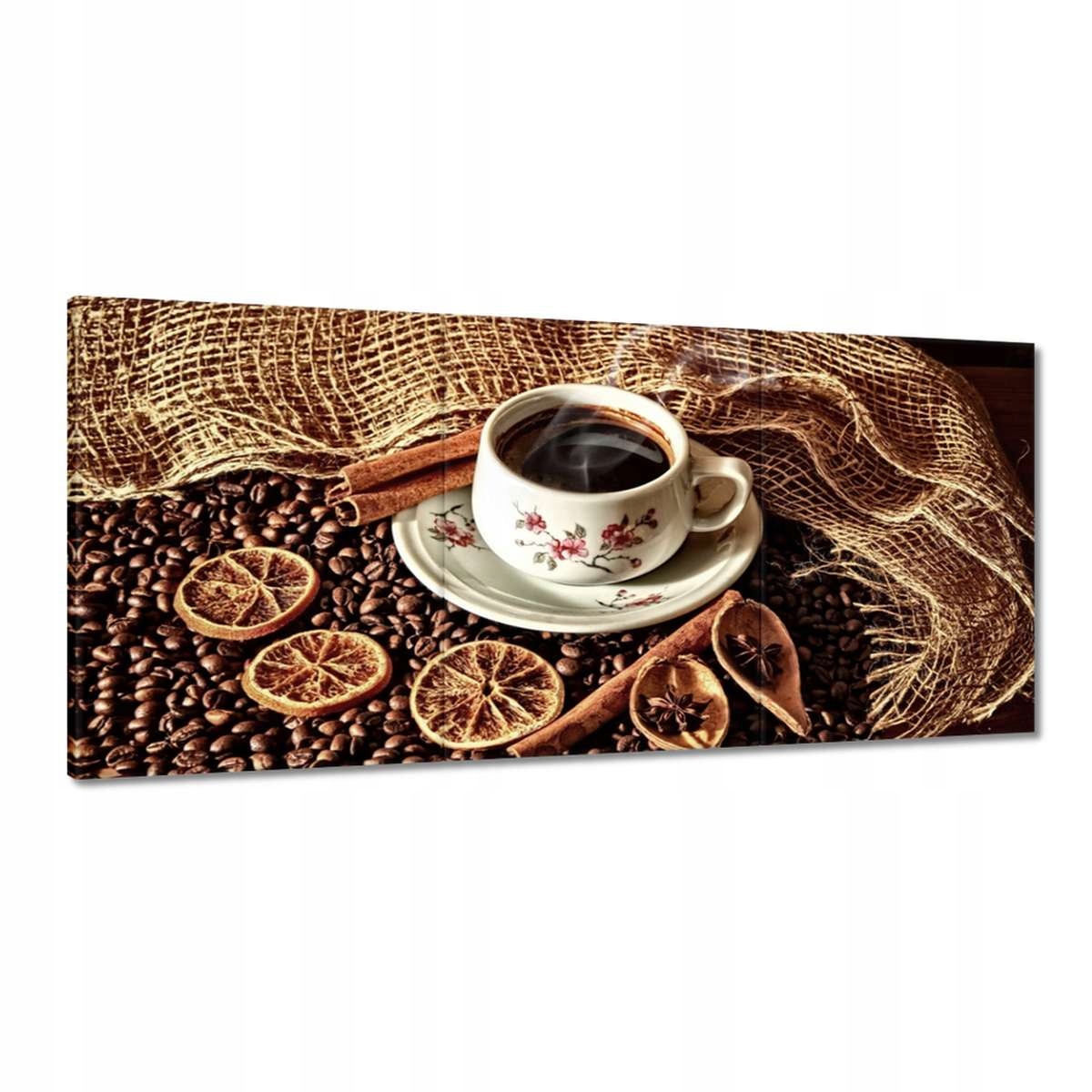 Obrazy 210x100 Šálka kávy s vanilkou