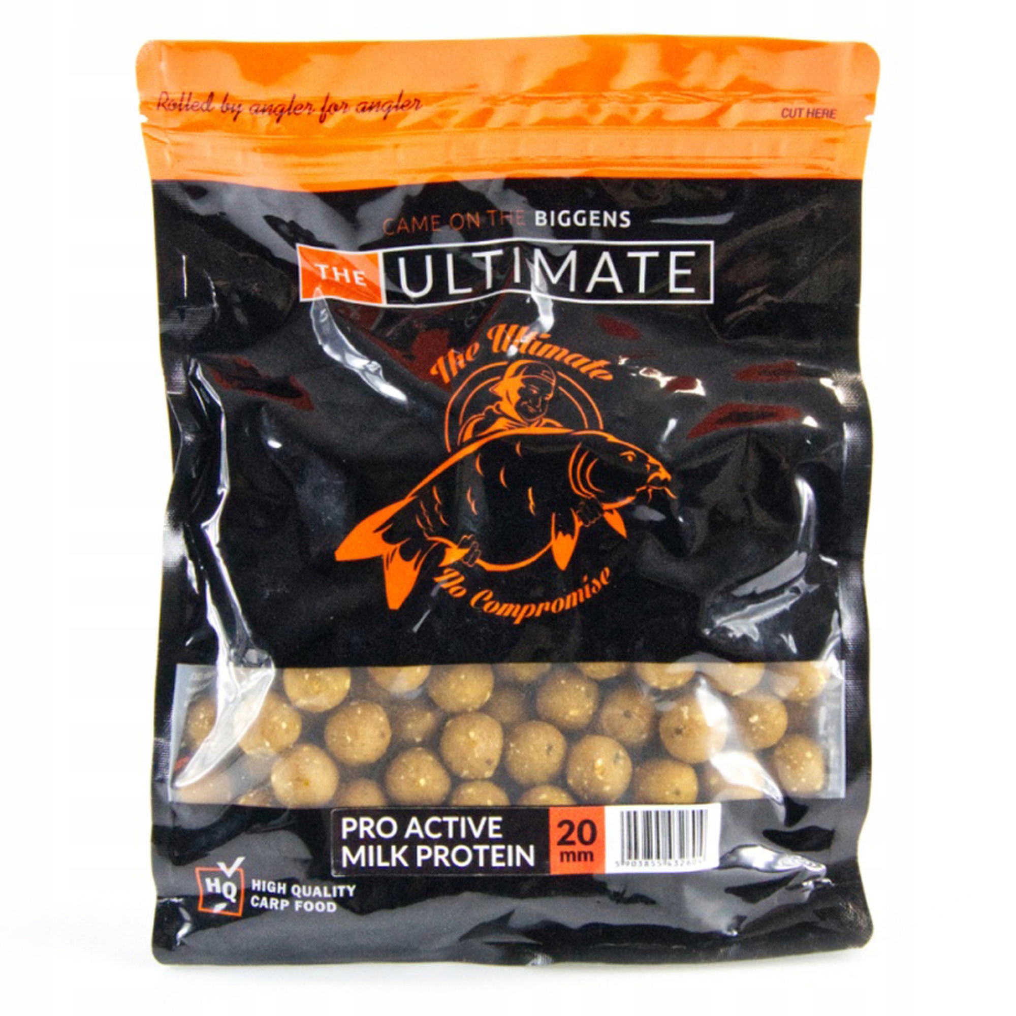 2x Proteinové kuličky Pro Active Milk Protein 20 mm 1 kg Kapr Ultimate Products