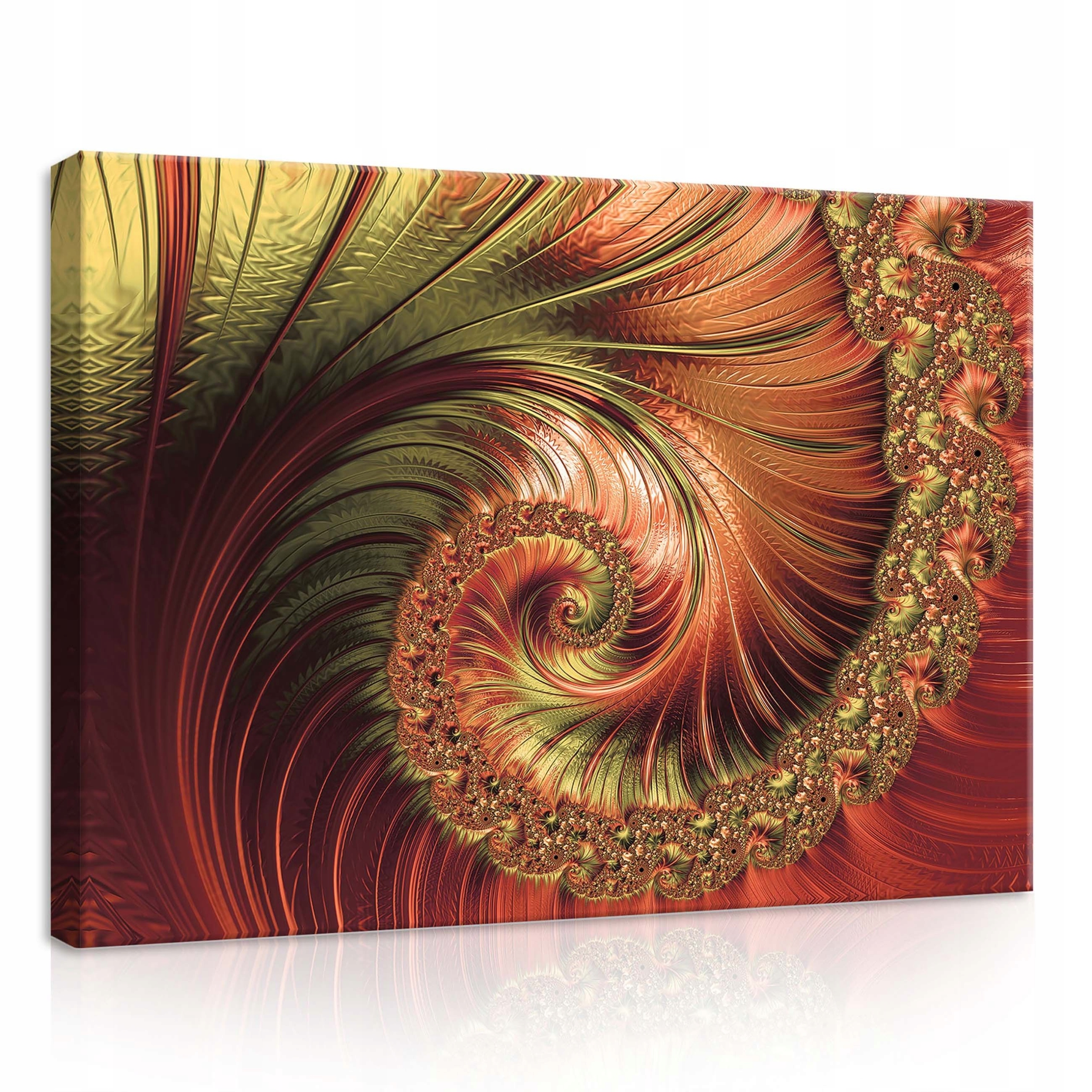 Obraz 70x50 Spirálová abstrakce moderní dynamický teplý vzor textura