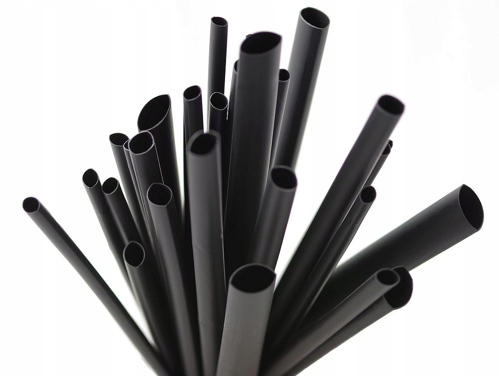 2: 1 Термоусадочні трубки чорний 19,1 / 9,5 / 50x1m