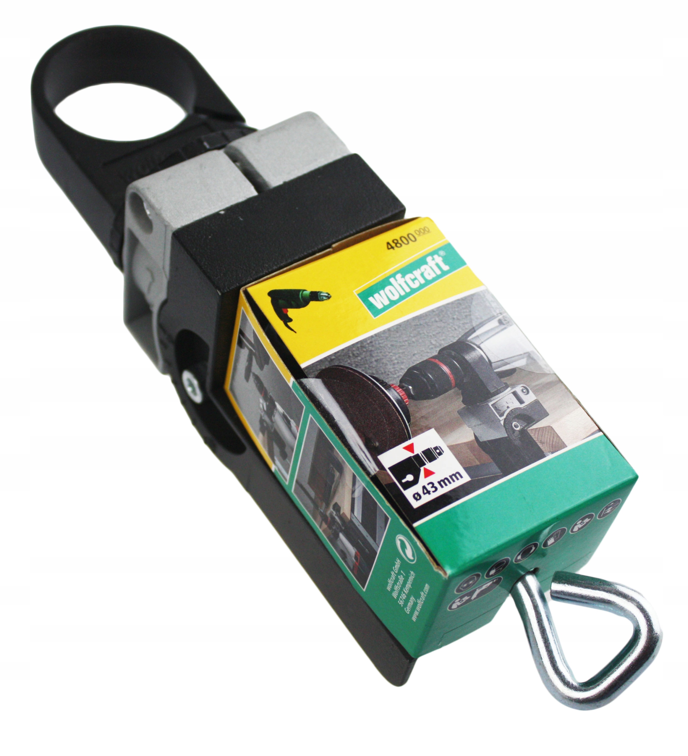 Uchwyt stołowy imadło stojak do wiertarek śr. 43 mm Wolfcraft