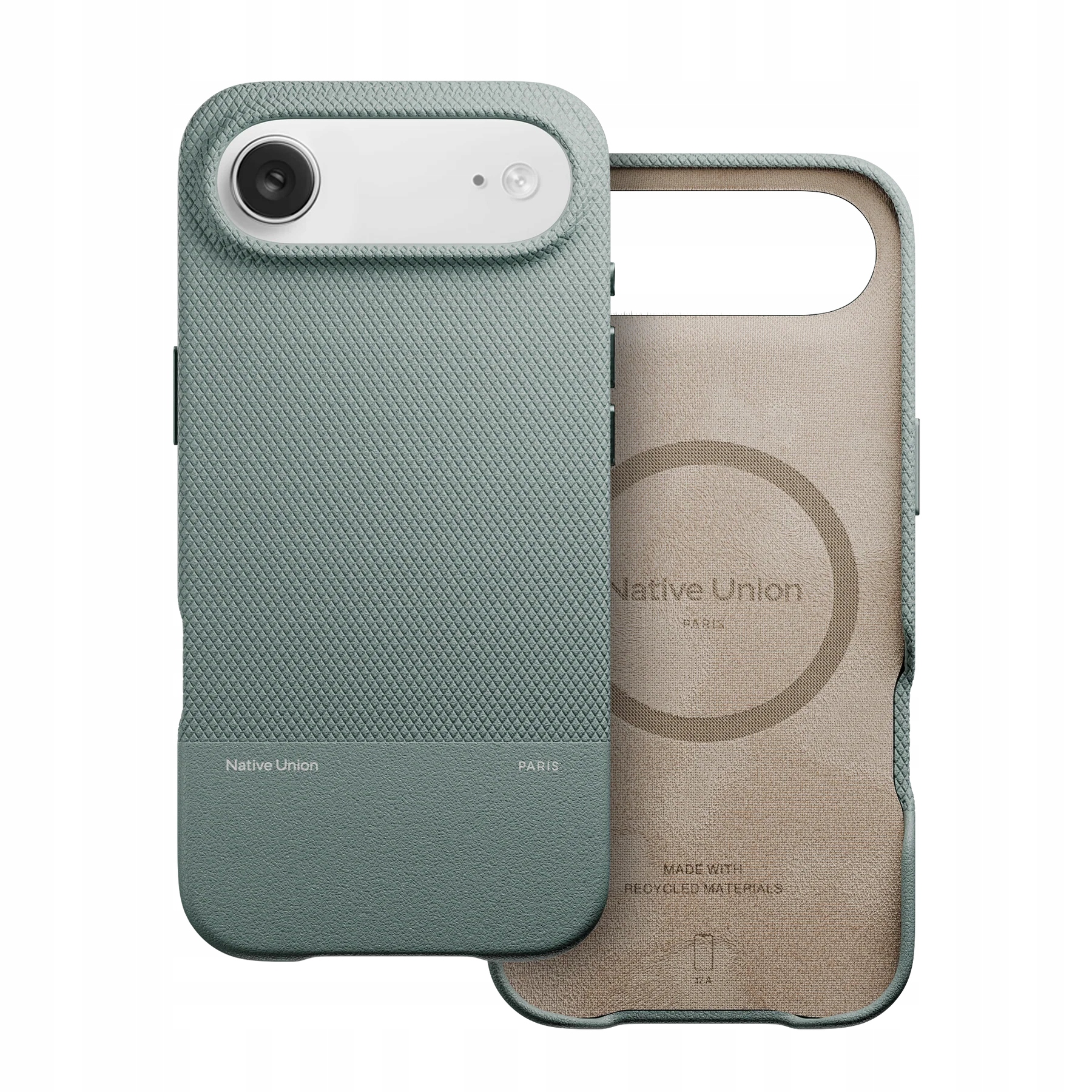 Stylový zadní kryt pouzdro Native Union kryt iPhone 17 Air MagSafe zelený